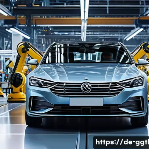 Home 33 디지털 트윈을 활용한 의사결정 지원 시스템 - A highly detailed digital twin model of a modern German automotive production line inside a spacious...