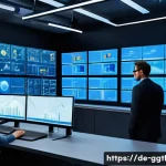 Home 20 디지털 트윈을 통한 자동화 시스템 설계 - A highly detailed industrial control room with multiple engineers and software developers collaborat...